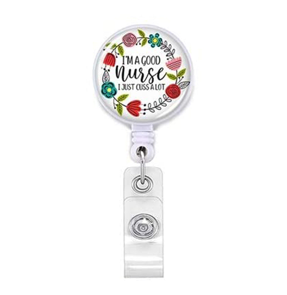 Llavero retráctil de enfermera de tubo de aguja de estetoscopio ABS al por mayor